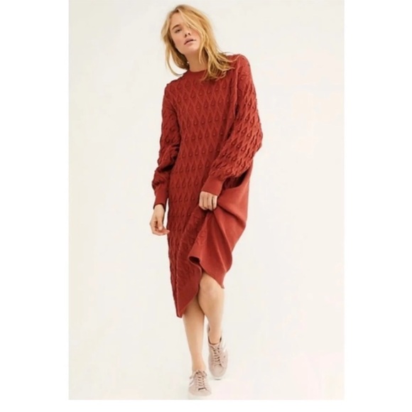 Free People Dresses & Skirts - FREE PEOPLE NICOLE TERRACOTTA DRESS